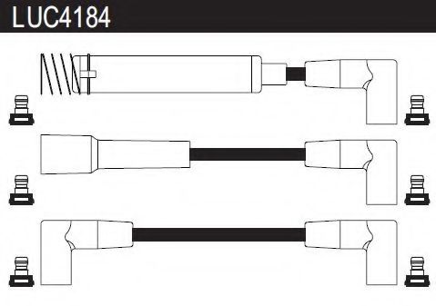 Imagine Set cablaj aprinder LUCAS ELECTRICAL LUC4184