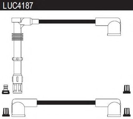 Imagine Set cablaj aprinder LUCAS ELECTRICAL LUC4187