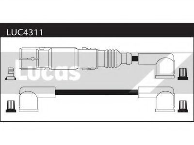 Imagine Set cablaj aprinder LUCAS ELECTRICAL LUC4311