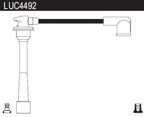 Imagine Set cablaj aprinder LUCAS ELECTRICAL LUC4492