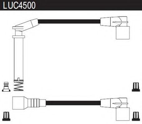 Imagine Set cablaj aprinder LUCAS ELECTRICAL LUC4500