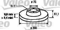 Imagine Disc frana VALEO 186125