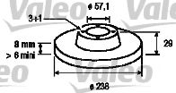 Imagine Disc frana VALEO 186130