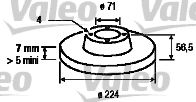 Imagine Disc frana VALEO 186135