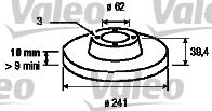 Imagine Disc frana VALEO 186142