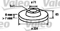 Imagine Disc frana VALEO 186144