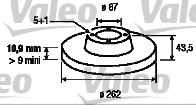 Imagine Disc frana VALEO 186176