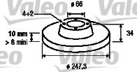 Imagine Disc frana VALEO 186200