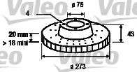 Imagine Disc frana VALEO 186203