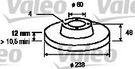 Imagine Disc frana VALEO 186211