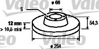 Imagine Disc frana VALEO 186223