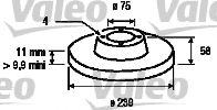 Imagine Disc frana VALEO 186240