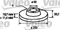 Imagine Disc frana VALEO 186257