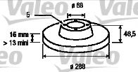 Imagine Disc frana VALEO 186270