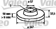 Imagine Disc frana VALEO 186276