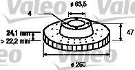 Imagine Disc frana VALEO 186277