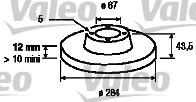 Imagine Disc frana VALEO 186298