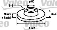 Imagine Disc frana VALEO 186311