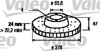 Imagine Disc frana VALEO 186401