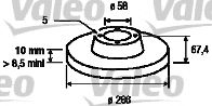 Imagine Disc frana VALEO 186503