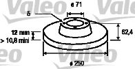 Imagine Disc frana VALEO 186621