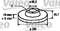 Imagine Disc frana VALEO 186624