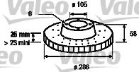 Imagine Disc frana VALEO 186645