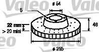 Imagine Disc frana VALEO 186652