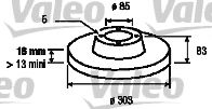 Imagine Disc frana VALEO 186692