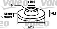 Imagine Disc frana VALEO 186713