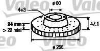 Imagine Disc frana VALEO 186743