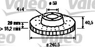 Imagine Disc frana VALEO 186744