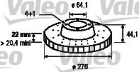 Imagine Disc frana VALEO 186762