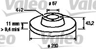 Imagine Disc frana VALEO 186777