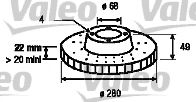 Imagine Disc frana VALEO 186821