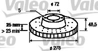 Imagine Disc frana VALEO 186872