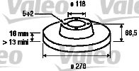 Imagine Disc frana VALEO 187149