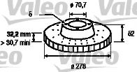 Imagine Disc frana VALEO 197004