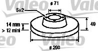 Imagine Disc frana VALEO 197099