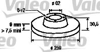 Imagine Disc frana VALEO 197110