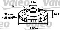 Imagine Disc frana VALEO 197137