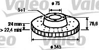 Imagine Disc frana VALEO 197180