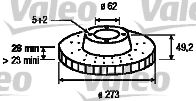 Imagine Disc frana VALEO 197185