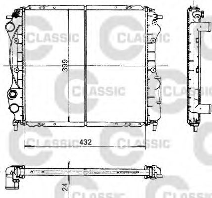 Imagine Radiator, racire motor VALEO 230181