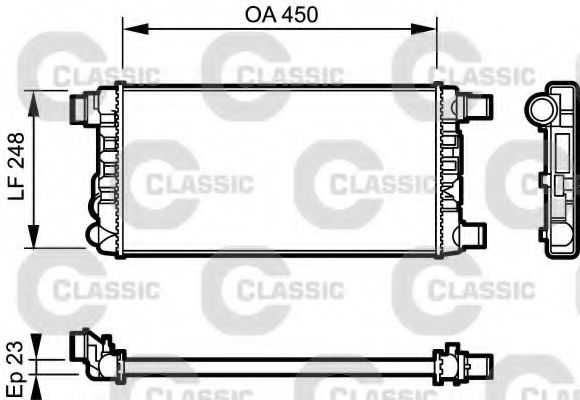 Imagine Radiator, racire motor VALEO 230309