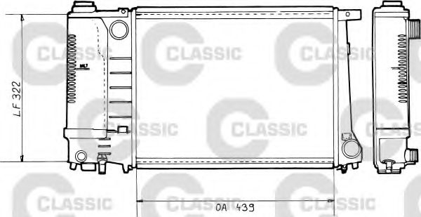 Imagine Radiator, racire motor VALEO 230365