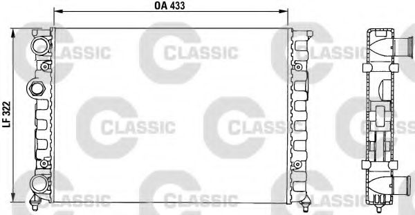 Imagine Radiator, racire motor VALEO 230503