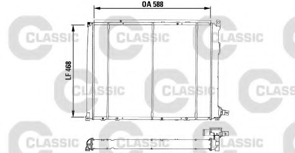 Imagine Radiator, racire motor VALEO 230548