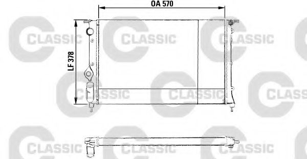 Imagine Radiator, racire motor VALEO 230551