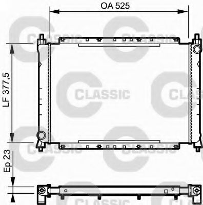 Imagine Radiator, racire motor VALEO 230565